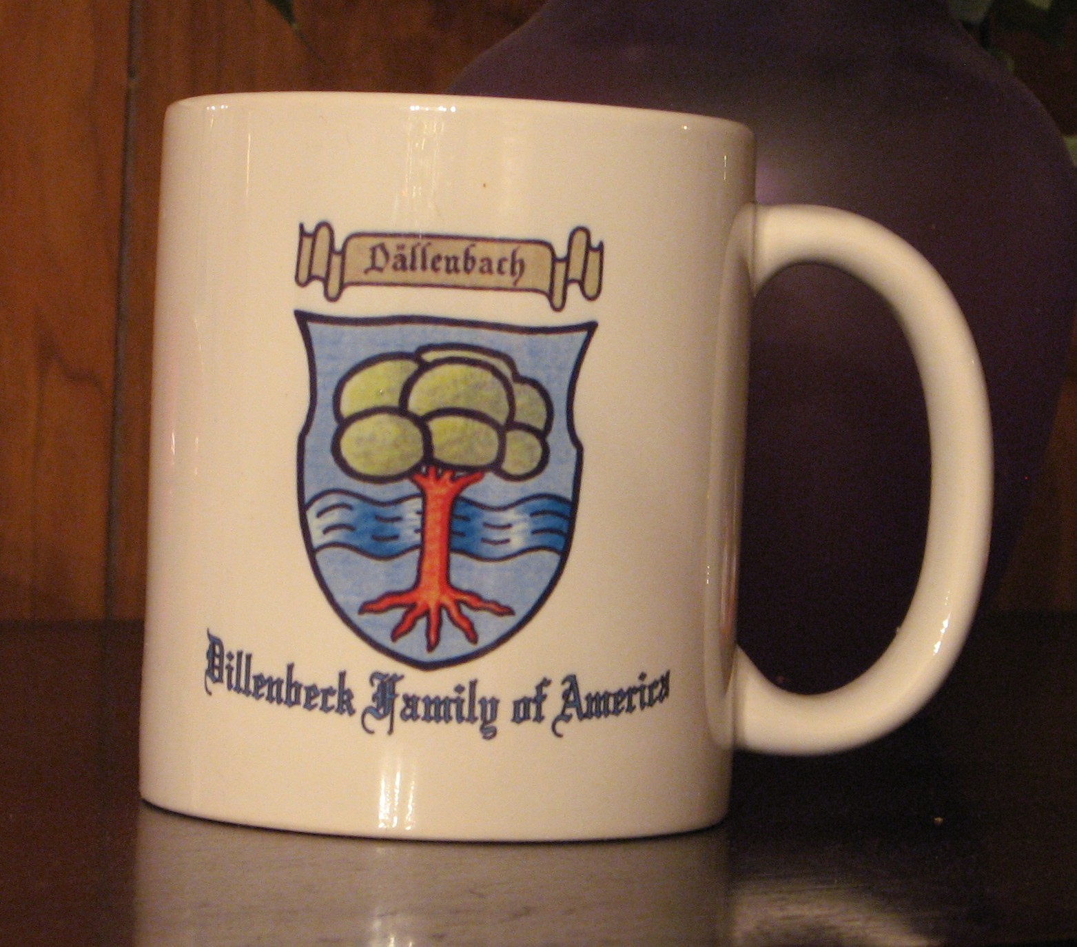 Cup with Dillenbeck Family Crest and Names